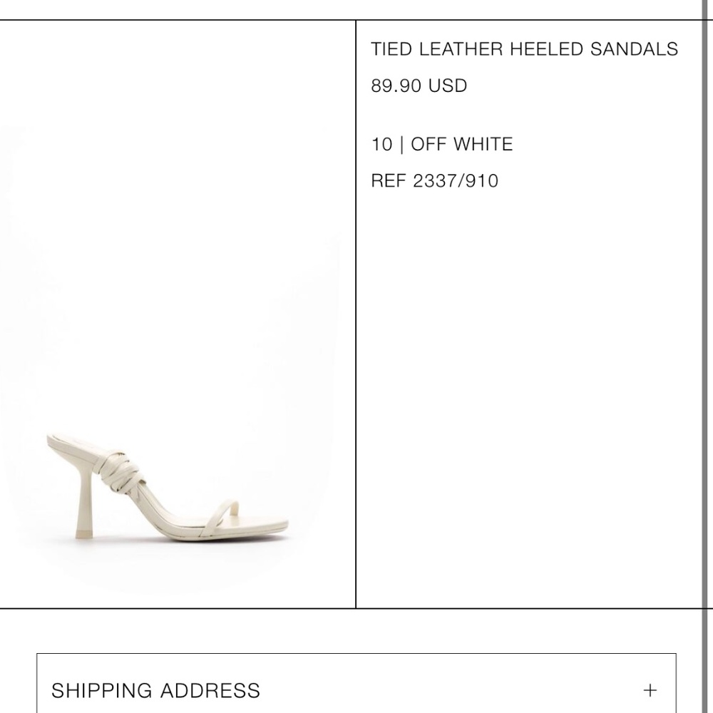 Zara sandals